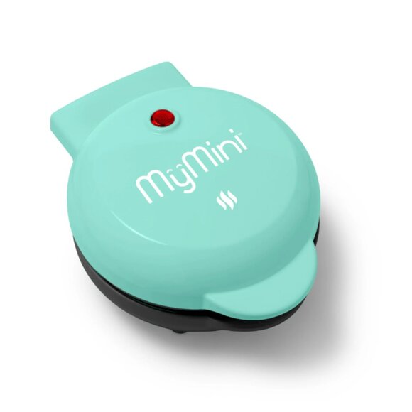 MyMini Waffle Maker, Teal - Picture 2 of 5